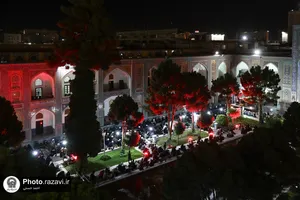 عزاداری شب شهادت امام سجاد علیه&zwnj;السلام در مدرسه دارالعلم