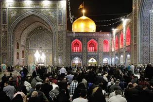 مراسم شب زیارتی امام رضا علیه‌السلام در حرم مطهر رضوی