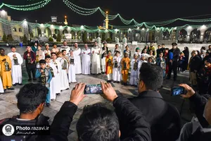 استقبال از ماه مبارک رمضان در حرم مطهر رضوی