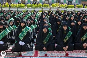 آیین تعویض پوش ضریح و پرچم گنبد منور رضوی-2
