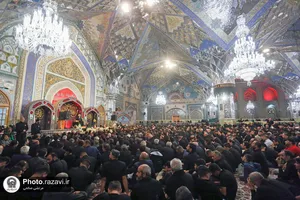 عزاداری هیئت مکتب العباس در رواق امام خمینی(ره)