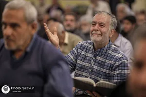 قرائت دعای کمیل با نوای سعید حدادیان در حرم مطهر رضوی