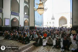 بزرگداشت مرحوم سید رضا موید در حرم مطهر رضوی