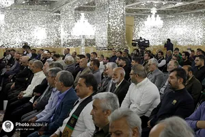 دیدار ستایشگران، شاعران آیینی و مسئولان هیئات مذهبی مشهد با تولیت آستان قدس رضوی