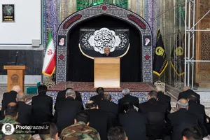 مراسم ترحیم مرحوم سید جواد حجازی در حرم مطهر رضوی