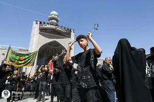 عزاداری روز شهادت امام رضا علیه&zwnj;السلام در حرم مطهر رضوی