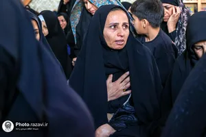 مراسم عزاداری ویژه بانوان در حرم مطهر رضوی