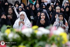 اقامه نماز عید قربان در حرم مطهر رضوی