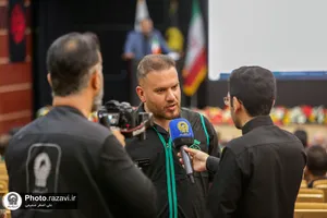 گردهمایی مواکب خدمت&zwnj;رسان اطراف حرم مطهر