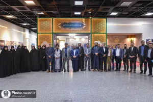 بازدید مدیران مدارس امام رضا علیه&zwnj;السلام از رواق خدمت حرم مطهر رضوی