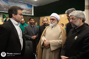بازدید تولیت آستان قدس رضوی از بخش شمیم رضوان