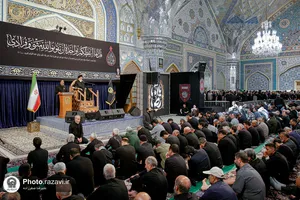 عزاداری روز شهادت امام رضا علیه&zwnj;السلام در حرم مطهر رضوی
