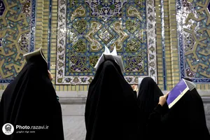 مراسم احیاء شب بیست و یکم ماه رمضان در حرم مطهر رضوی - 1