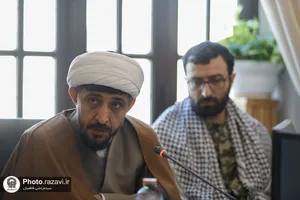 دیدار اعضای شورای پایگاه بسیج حرم با مدیر عالی حرم مطهر رضوی