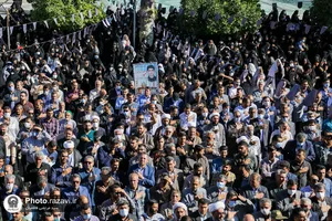 مراسم تشییع پیکر شهدای حادثه تروریستی حرم احمد بن موسی شیراز