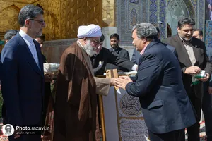 آیین آغاز سال تحصیلی مدارس در حرم مطهر رضوی