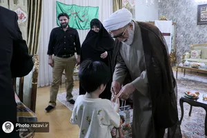 دیدار تولیت آستان قدس رضوی با خانواده شهدای جنگ رمضان-1
