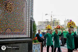 حال و هوای حرم مطهر رضوی در شب میلاد امام رضا علیه&zwnj;السلام -2