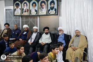 حضور تولیت آستان قدس رضوی در مدرسه علمیه الحجة