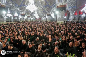 عزاداری هیئت مکتب العباس در رواق امام خمینی(ره)