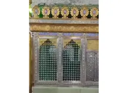 نورافشانی و فضاسازی حرم مطهر حضرت حسین بن موسی الکاظم (ع) به مناسبت میلاد حضرت فاطمه زهرا (س)