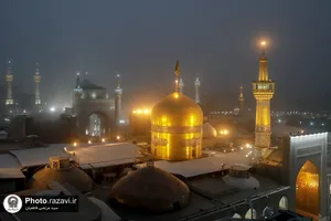 نواختن آخرین نقاره قبل از ماه محرم در حرم مطهر رضوی