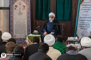 دیدار تولیت آستان قدس رضوی با طلاب مدرسه علمیه گوهرشاد
