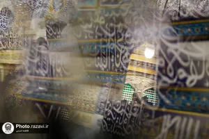 عزاداری عاشورای حسینی در حرم مطهر رضوی