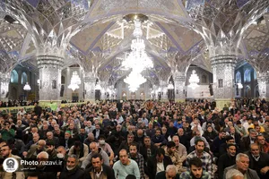 تشییع شهید مدافع امنیت حسن براتی در مشهد مقدس