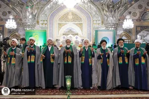 مراسم خطبه خوانی صبح میلاد امام رضا علیه&zwnj;السلام