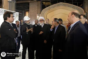 بازدید تولیت آستان قدس رضوی از پروژه&zwnj;های عمرانی حرم مطهر
