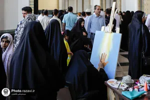 نمایشگاه خطاطی و نقاشی نوجوانان غیرایرانی