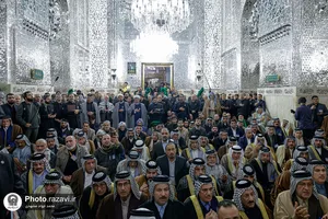 تشرف شیوخ عشایر عراق به حرم مطهر رضوی
