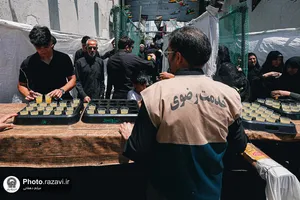 موکب بسیج آستان قدس رضوی در دهه اول محرم