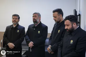 بازدید خدام حرم مطهر رضوی از آتش&zwnj;نشانی حرم امام رضا علیه&zwnj;السلام 