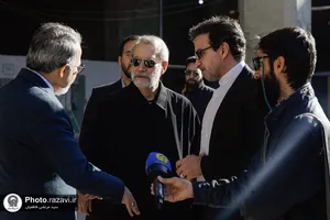 بازدید علی لاریجانی از فعالیت&zwnj;های عمرانی حرم مطهر رضوی