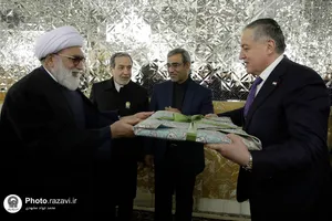 دیدار شرکت کنندگان بیست و هشتمین اجلاسیه سازمان اکو با تولیت آستان قدس رضوی-2