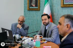 نشست صمیمانه کارکنان مرکز گزینش با قائم&zwnj; مقام تولیت آستان قدس رضوی