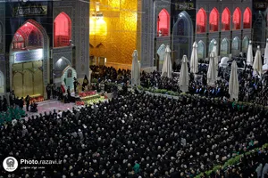 مراسم شام غریبان حضرت رضا(علیه&zwnj;السلام) در حرم مطهر رضوی
