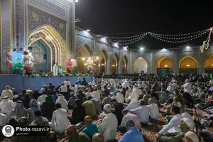 جشن ولادت حضرت رسول ویژه زائرین عرب زبان در حرم مطهر رضوی