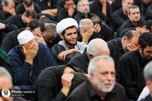 مراسم عزاداری روز تاسوعای حسینی در رواق امام خمینی(ره)