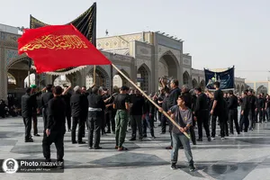 عزاداری روز شهادت امام رضا علیه&zwnj;السلام در حرم مطهر رضوی-2