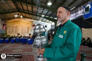 راه&zwnj;اندازی موکب کفشداران حرم مطهر رضوی در ملک آباد