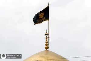 حال و هوای حرم مطهر رضوی در شب شهادت امام محمدباقر علیه السلام