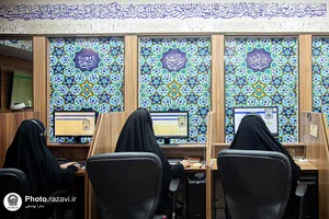 پاسخگویی تلفنی مدیر پایگاه&zwnj;های تبلیغی معرفتی حرم مطهر رضوی به مخاطبان سامانه ۱۳۸
