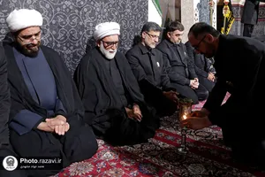 آیین خطبه خوانی شب شهادت امام رضا علیه السلام در حرم مطهر رضوی -2