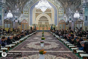 ترتیل خوانی قرآن کریم در حرم مطهر رضوی