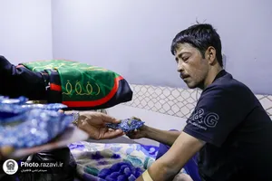 حضور کاروان سفیران امام رئوف علیه&zwnj;السلام در بیمارستان حضرت بتول شهر کوت