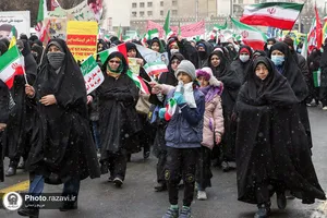 راهپیمایی پرشکوه 22 بهمن در مشهد-٢