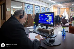 پاسخگویی تلفنی مدیر خدمه حرم مطهر رضوی به مخاطبان سامانه ۱۳۸
